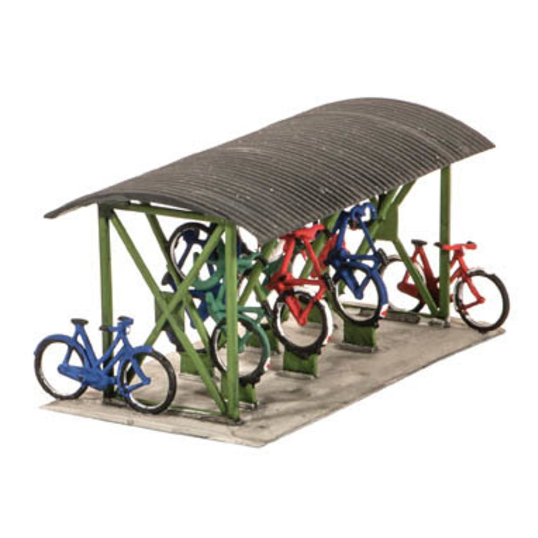 Bicycle shed & Bicycles