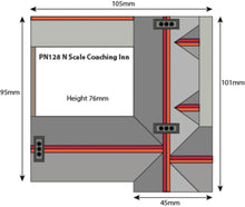Load image into Gallery viewer, Coaching Inn - N Gauge - PN128 by Metcalfe
