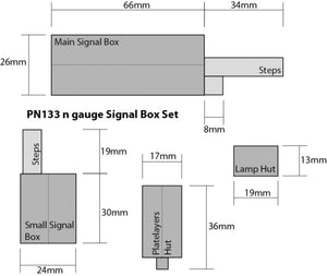 Signal Box Set     - N Gauge - PN133