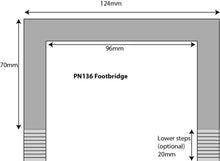 Load image into Gallery viewer, Footbridge - N Gauge - PN136 by Metcalfe
