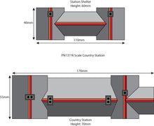 Load image into Gallery viewer, Country Station - N Gauge - PN137 by Metcalfe
