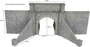 Tunnel Entrances Single Track - N Gauge - PN143 by Metcalfe