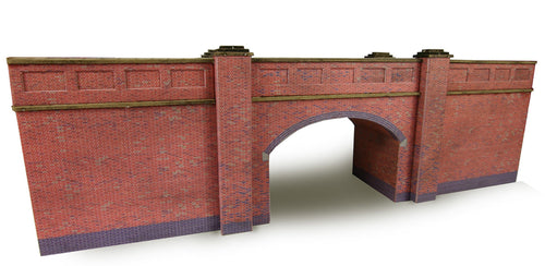 PN146 N Scale Railway Bridge in Red Brick