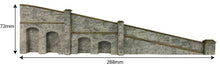 Load image into Gallery viewer, Tapered Retaining Wall in Red Brick - N Gauge - PN148 by Metcalfe
