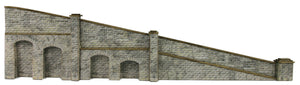 PN149 N Scale Tapered Retaining Wall in Stone