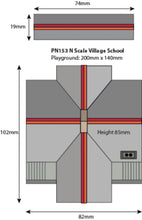 Load image into Gallery viewer, Village School - N Gauge - PN153 by Metcalfe
