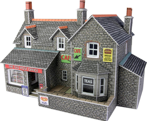 PN154 N Scale Village Shop & Cafe