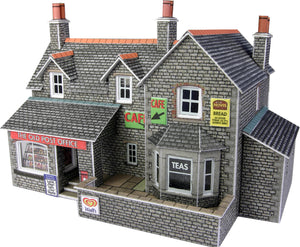 PN154 N Scale Village Shop & Cafe