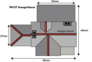 Grange House - N Gauge - PN157 by Metcalfe