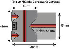 Load image into Gallery viewer, Gardener&#39;s Cottage - N Gauge - PN158 by Metcalfe
