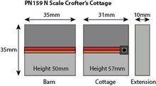 Load image into Gallery viewer, Crofter&#39;s Cottage - N Gauge - PN159 by Metcalfe
