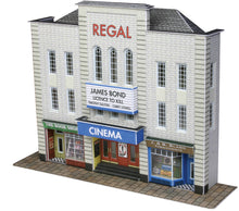 Load image into Gallery viewer, PN170 N Scale Low Relief Cinema and Two Shops
