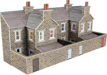Load image into Gallery viewer, PN177 N Scale Low Relief Stone Terraced House Backs
