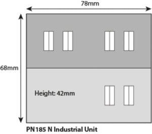 Industrial Unit - N Gauge - PN185 by Metcalfe