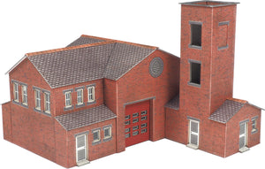 Fire Station - N Gauge - PN189 by Metcalfe
