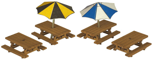 PN810 N Scale Picnic Tables