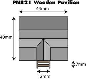 Wooden Pavilion - N Gauge - PN821 by Metcalfe