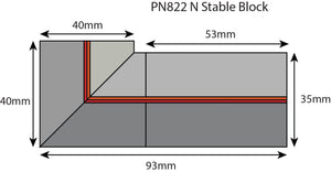 Stable Block - N Gauge - PN822 by Metcalfe