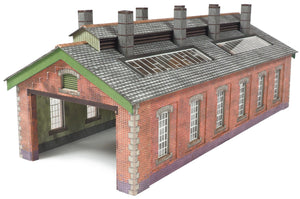 Double Track Engine Shed    - N Gauge - PN913