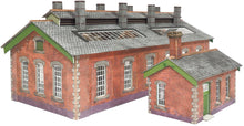 Load image into Gallery viewer, Double Track Engine Shed - N Gauge - PN913 by Metcalfe
