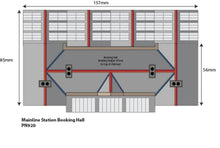 Load image into Gallery viewer, Mainline Station Booking Hall - N Gauge - PN920 by Metcalfe
