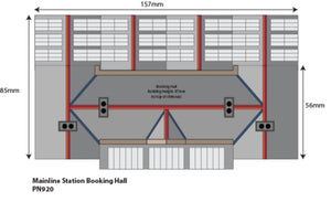 Mainline Station Booking Hall - N Gauge - PN920 by Metcalfe