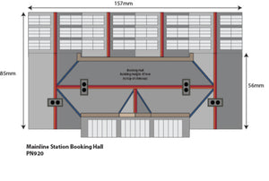 Mainline Station Booking Hall    - N Gauge - PN920
