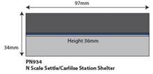 Load image into Gallery viewer, Settle/Carlisle Railway Station Shelter - N Gauge - PN934 by Metcalfe
