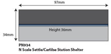 Load image into Gallery viewer, Settle/Carlisle Railway Station Shelter    - N Gauge - PN934
