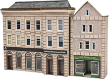 Load image into Gallery viewer, PN971 N Scale Low Relief Bank &amp; Shop
