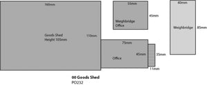 Goods Shed - OO Gauge - PO232 by Metcalfe