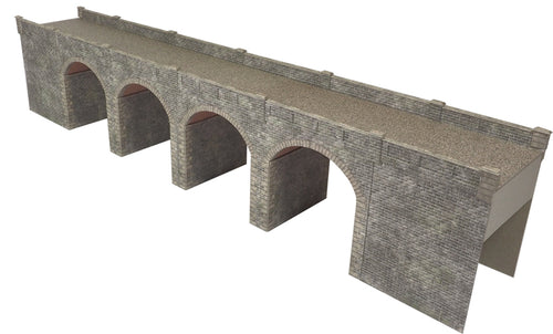 PO241 00/H0 Scale Double Track Stone Viaduct
