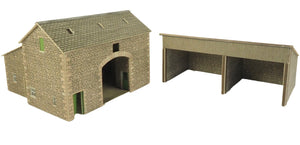 Manor Farm Barn - OO Gauge - PO251 by Metcalfe