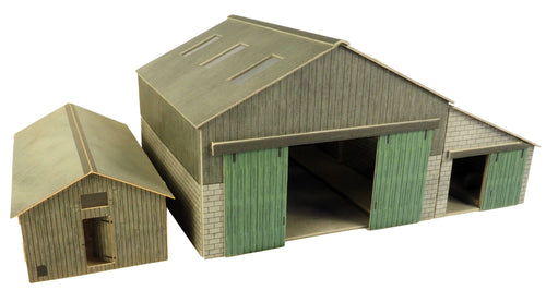 PO252 00/H0 Scale Manor Farm Buildings