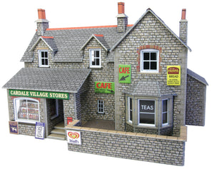 Village Shop & Cafe - OO Gauge - PO254 by Metcalfe