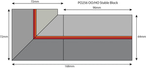 Stable Block      - OO Gauge - PO256