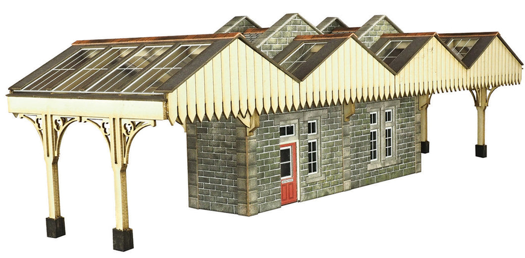 PO322 00/H0 Scale Island Platform Building