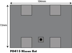 Nissen Hut      - OO Gauge - PO415