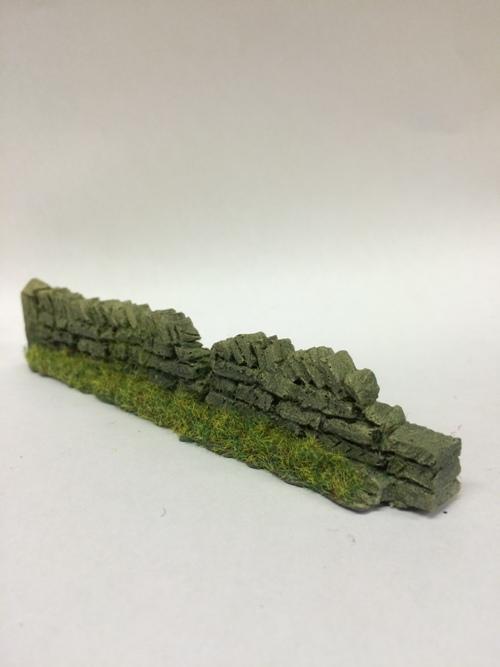 ROADSIDE DAMAGED DRY STONE WALLS -L.BROWN  - PW1LBDAM