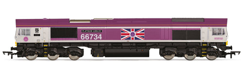 GBRf, Class 66, Co-Co, 66734 'Platinum Jubilee' - Era 10
