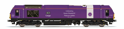 DB Cargo, Class 67, Bo-Bo, 67007 'Queen's Jubilee' - Era 11