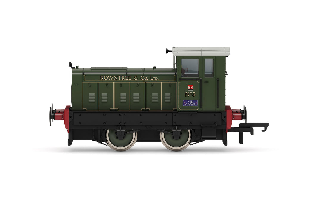 Rowntree & Co., Ruston & Hornsby 88DS, 0-4-0, No. 3 - Era 11 - R3895 - PRE ORDER - New For 2021 Estimated 01-07-21