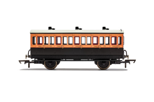 LSWR, 4 Wheel Coach, 3rd Class, 302 - Era 2 - R40062 - New For 2021