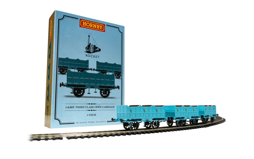L&MR, Open Carriage Pack - Era 1 - R40102 - New For 2021