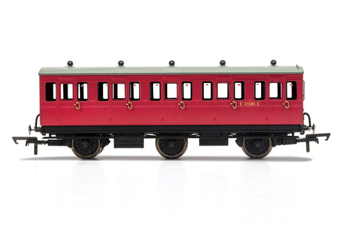 BR, 6 Wheel Coach, 3rd Class, Fitted Lights, E31085 - Era 4 - R40124A - New For 2021