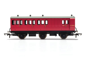 BR, 6 Wheel Coach, Brake 3rd Class, Fitted Lights, E31185 - Era 4 - R40126 - New For 2021