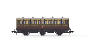 GWR, 6 Wheel Coach, 3rd Class, 2523 - Era 2/3 - R40306 - New for 2022 - PRE ORDER