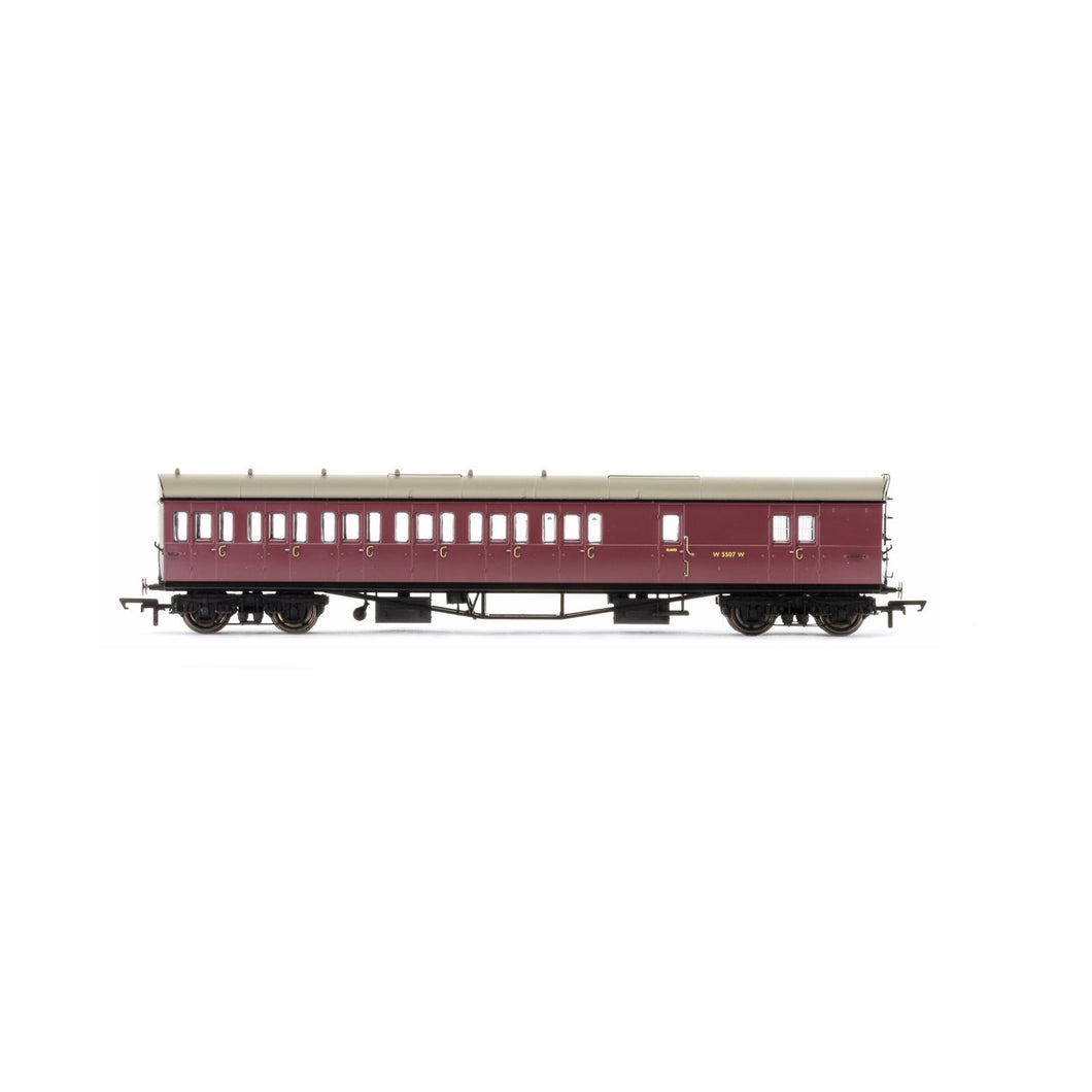 BR, Collett 57' Bow Ended D98 Six Compartment Brake Third (Left Hand), W5507W - Era 4 - R4880 -Available