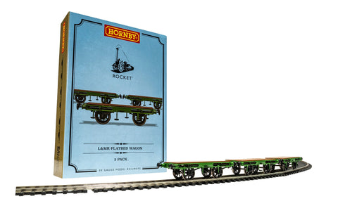 L&MR, Flat Bed Wagon Pack - Era 1 - R60014 - New For 2021