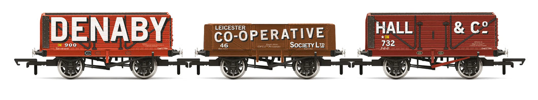 Triple Wagon Pack, Denaby Colliery, Leicester Co-Op & Hall & Co - Era 3 
